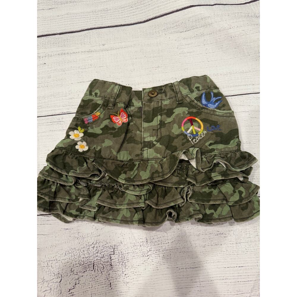 The Children’s Place Ruffled Camo Skirt 24 months